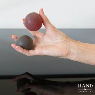 Exercise balls used to restore grip and pinch strength